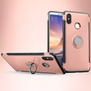 Magnetic 360 Degree Rotation Ring Holder Armor Protective Case for Xiaomi Mi Max 3 (Rose Gold) (OEM)