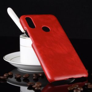 Shockproof Litchi Texture PC + PU Case for Meizu Note 9 (Red) (OEM)