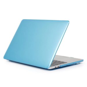 Laptop Crystal Style Protective Case For MacBook Pro 16.2 inch A2485 2021(Water Blue) (OEM)