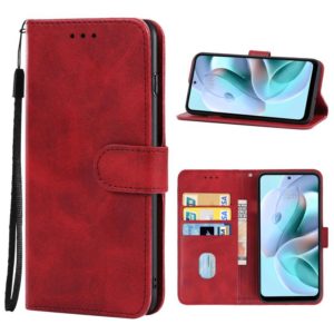 For Motorola Moto G41 Leather Phone Case(Red) (OEM)