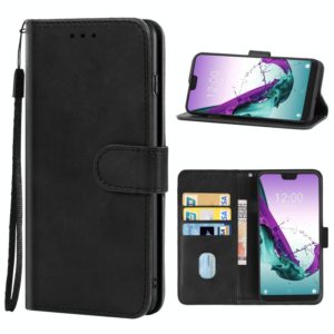 Leather Phone Case For Doogee N10(Black) (OEM)