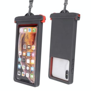 Multifunctional Plastic Anti-Drop Mobile Phone Waterproof Bag(Grey) (OEM)