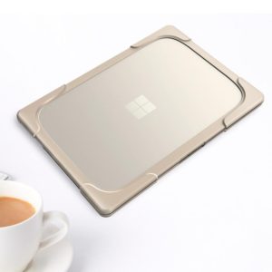 For Microsoft Surface Laptop 3 / 4 13.5 inch 1868 / 1951 Steel TPU + PC Two-color Anti-fall Laptop Protective Case(Khaki) (OEM)