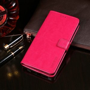 For ZTE Blade V 2020 idewei Crazy Horse Texture Horizontal Flip Leather Case with Holder & Card Slots & Wallet(Rose Red) (idewei) (OEM)