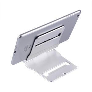 Portable Adjustable Foldable CNC Aluminium Alloy Desktop Tablet Holder Stand for iPad & iPhone & Tablet (OEM)