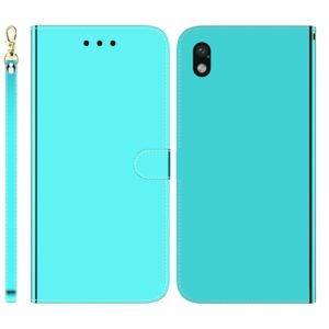 For Sony Xperia Ace III Imitated Mirror Surface Horizontal Flip Leather Phone Case(Mint Green) (OEM)
