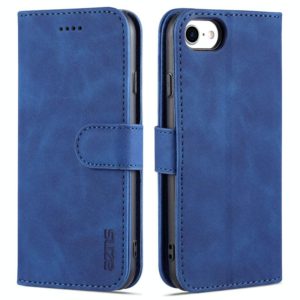 AZNS Skin Feel Calf Texture Horizontal Flip Leather Case with Card Slots & Holder & Wallet For iPhone 6(Blue) (AZNS) (OEM)
