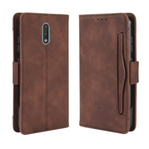 For Nokia 2.3 Wallet Style Skin Feel Calf Pattern Leather Case with Separate Card Slots & Holder & Wallet & Photo Frame(Brown) (OEM)