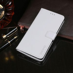 For Huawei P40 idewei Crazy Horse Texture Horizontal Flip Leather Case with Holder & Card Slots & Wallet(White) (idewei) (OEM)