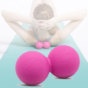 Silicone Elastic Fitness Massage Ball Yaga Ball(Rose Red) (OEM)