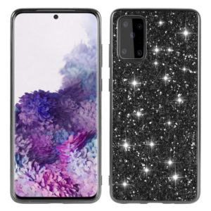 For Huawei P40 Glitter Powder Shockproof TPU Protective Case(Black) (OEM)