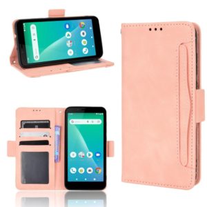 For Schok Volt SV55 / SV55216 Skin Feel Calf Pattern Leather Phone Case(Pink) (OEM)