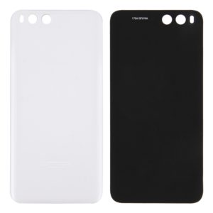 For Xiaomi Mi 6 Glass Battery Back Cover(White) (OEM)