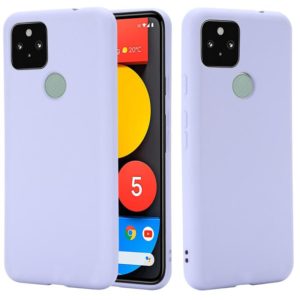 For Google Pixel 5A Solid Color Liquid Silicone Dropproof Full Coverage Protective Case (OEM)