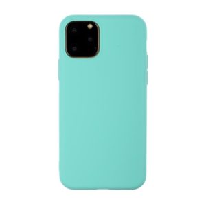 For iPhone 12 / 12 Pro Shockproof Frosted TPU Protective Case(Mint Green) (OEM)