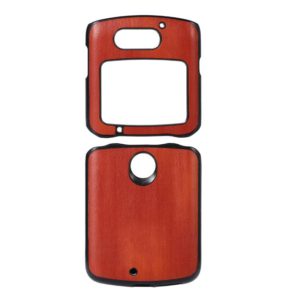 For Motorola Moto Razr 5G Yellow Cow Texture PU Phone Case(Brown) (OEM)