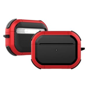 Wireless Earphones Shockproof Thunder Mecha TPU Protective Case For AirPods Pro(Red) (OEM)