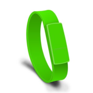 MicroDrive 8GB USB 2.0 Fashion Bracelet Wristband U Disk (Green) (MicroDrive) (OEM)