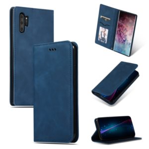 Retro Skin Feel Business Magnetic Horizontal Flip Leather Case for Galaxy Note 10 Pro(Navy Blue) (OEM)