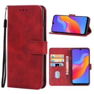 Leather Phone Case For Honor 8A Pro(Red) (OEM)