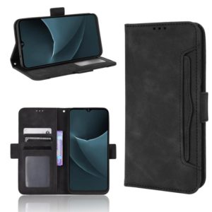 For Blackview A95 Skin Feel Calf Texture Card Slots Leather Phone Case(Black) (OEM)