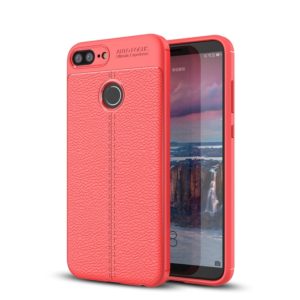 For Huawei Honor 10 Lite Litchi Texture Soft TPU Protective Case (Red) (OEM)