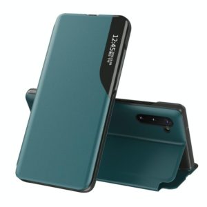 For Samsung Galaxy Note 10 Plus Attraction Flip Holder Leather Phone Case(Green) (OEM)