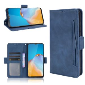 For Cubot Note 20 / Note 20 Pro Skin Feel Calf Texture Horizontal Flip Leather Case with Holder & Card Slots & Photo Frame(Blue) (OEM)