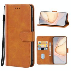 Leather Phone Case For ZTE nubia Z40 Pro(Brown) (OEM)