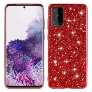For Huawei P40 Glitter Powder Shockproof TPU Protective Case(Red) (OEM)