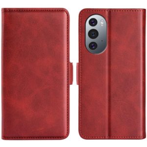 For Motorola Edge X30 Dual-side Magnetic Buckle Leather Phone Case(Red) (OEM)