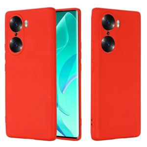 For Honor 60 Pro Color Liquid Silicone Phone Case(Red) (OEM)