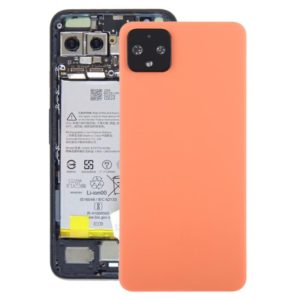 Battery Back Cover with Camera Lens Cover for Google Pixel 4XL(Orange) (OEM)