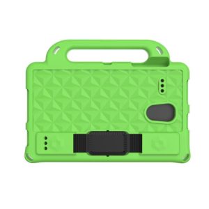 For Samsung Galaxy Tab A 8.0 T380/385/T387 Diamond Series EVA Anti-Fall Shockproof Sleeve Protective Shell Case with Holder & Strap(Green) (OEM)