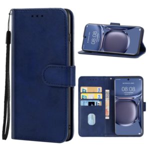 For Huawei P50 Pro Leather Phone Case(Blue) (OEM)