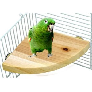 Parrot Log Fan-Shaped Platform Station Board Hamster Springboard Rest Platform, Size: 10x10cm (OEM)