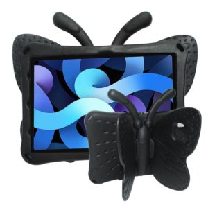 For Galaxy Tab A7 10.4 2020 T500/T505 Butterfly Bracket Style EVA Children Falling Proof Cover Protective Case(Black) (OEM)