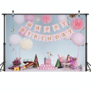 2.1m X 1.5m One Year Old Birthday Photography Background Party Decoration Hanging Cloth(587) (OEM)
