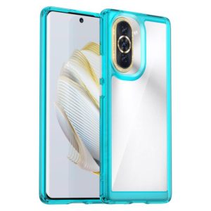 For Huawei nova 10 Colorful Series Acrylic + TPU Phone Case(Transparent Blue) (OEM)