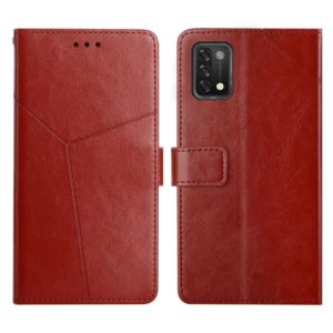 For UMIDIGI A11 Y Stitching Horizontal Flip Leather Phone Case(Brown) (OEM)