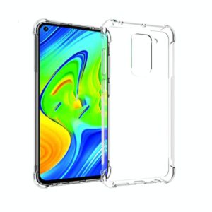 For Xiaomi Redmi Note 9 Shockproof Non-slip Waterproof Thickening TPU Protective Case(Transparent) (OEM)