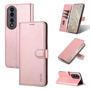 For Honor 70 AZNS Skin Feel Calf Texture Flip Leather Phone Case(Rose Gold) (OEM)