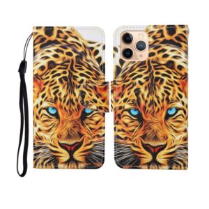For iPhone 11 Pro Max Painted Pattern Horizontal Flip Leathe Case(Leopard) (OEM)