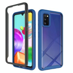 For Samsung Galaxy A41 Starry Sky Solid Color Series Shockproof PC + TPU Protective Case(Royal Blue) (OEM)