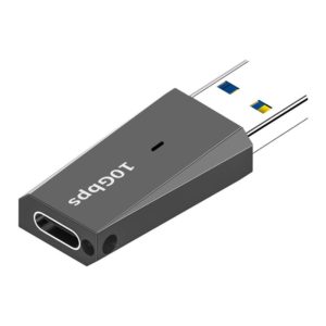 ADS-613 USB 3.1 Male to USB-C / Type-C Female Adapter (Dark Gray) (OEM)