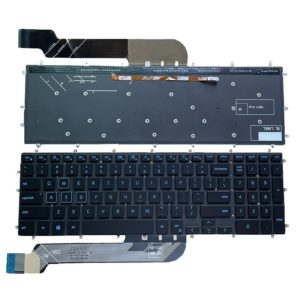 US Version Keyboard For Dell Inspiron 15-7566 5567 7567 5565 5570 7577 P65F(Blue with Backlight) (OEM)