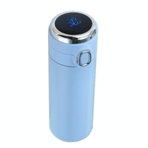 Smart Temperature Measurement Digital Display Stainless Steel Vacuum Flask Cup, Capacity:300ml(Light Blue) (OEM)