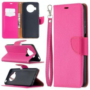 For Xiaomi Mi 10T Lite 5G Litchi Texture Pure Color Horizontal Flip Leather Case with Holder & Card Slots & Wallet & Lanyard(Rose Red) (OEM)