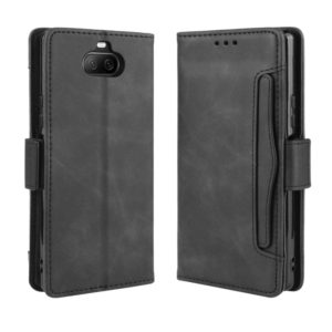 For Sony Xperia 8 Wallet Style Skin Feel Calf Pattern Leather Case with Separate Card Slot(Black) (OEM)