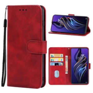 For Tecno Pova 3 Leather Phone Case(Red) (OEM)